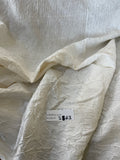 Designer Quality Silk Shantung / Crushed Silk Collection - SNOW WHITE!!!