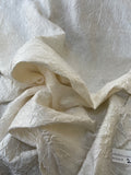 Designer Quality Silk Shantung / Crushed Silk Collection - SNOW WHITE!!!