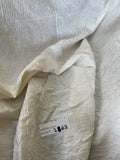 Designer Quality Silk Shantung / Crushed Silk Collection - SNOW WHITE!!!