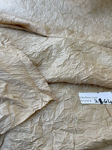 Designer Quality Silk Shantung / Crushed Silk Collection - IVORY!!!