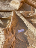 Designer Quality Silk Shantung / Crushed Silk Collection - GOLDEN WHEAT!!!