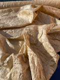 Designer Quality Silk Shantung / Crushed Silk Collection - GOLDEN WHEAT!!!
