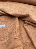 Designer Quality Silk Shantung / Crushed Silk Collection - DARK TAN!!!