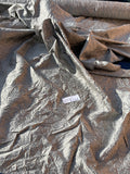 Designer Quality Silk Shantung / Crushed Silk Collection - PEWTER!!!