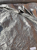 Designer Quality Silk Shantung / Crushed Silk Collection - PEWTER!!!