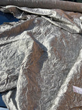 Designer Quality Silk Shantung / Crushed Silk Collection - PEWTER!!!