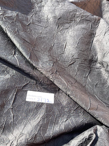 Designer Quality Silk Shantung / Crushed Silk Collection - BLACK!!!