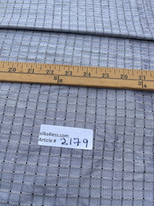 Designer Quality Silk Shantung / Corded Silk Collection - PEWTER!!!