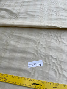Designer Quality Silk Shantung Warp Stripes - IVORY/ BEIGE!!!