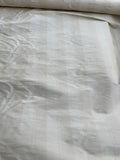 Designer Quality Silk Shantung Warp Stripes - IVORY/ BEIGE!!!