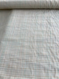 Designer Quality  Raw Silk Plaid - BLUES/ PURPLE/ GREENS!!!.