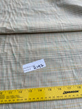 Designer Quality  Raw Silk Plaid - BLUES/ PURPLE/ GREENS!!!.