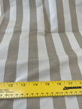 Designer Quality Silk Shantung Stripes - CAMEL/ DARK IVORY!!!