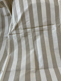 Designer Quality Silk Shantung Stripes - CAMEL/ DARK IVORY!!!