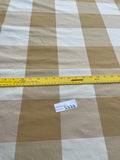 Designer Quality Silk Shantung / Taffeta Buffalo Checks - NATURALS!!!