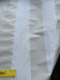 Designer Quality Silk Shantung / Taffeta Stripes -IVORY/ OYSTER!!!