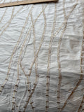 Designer Quality Silk Shantung Embroidery / Bamboo Collection - IVORY!!!