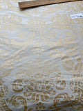 Designer Quality Silk Shantung Screen Print  - DAMASK PATTERN!!!