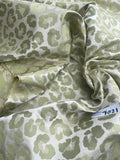 Designer Quality Silk Satin Damask Jacquard - LEOPARDO!!!