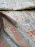 Designer Quality Heavy Silk Satin Damask Jacquard - FLORAL!!!