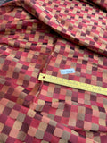 Designer Quality Heavy Silk Satin Damask Jacquard - GOLDS/ RUST/ COPPER!!!