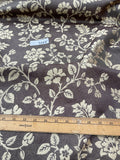 Designer Quality Heavy Silk Satin Damask Jacquard - FLORAL PATTERN!!!