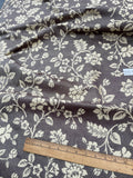 Designer Quality Heavy Silk Satin Damask Jacquard - FLORAL PATTERN!!!