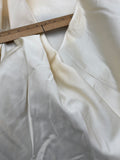 Exquisite Quality Rib Silk Satin fabric medium/heavy - IRIDESCENT CREAM!!!