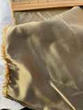 Exquisite Quality Rib Silk Satin fabric medium/heavy - IRIDESCENT GOLD!!!