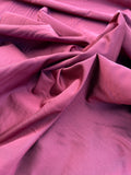 Exquisite Quality Rib Silk Satin fabric medium/heavy  - IRIDESCENT HEIRLOOM RED!!!