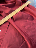 Exquisite Quality Rib Silk Satin fabric medium/heavy  - IRIDESCENT HEIRLOOM RED!!!