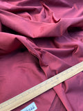 Exquisite Quality Rib Silk Satin fabric medium/heavy  - IRIDESCENT HEIRLOOM RED!!!