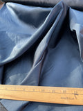 Exquisite Quality Rib Silk Satin fabric medium/heavy - IRIDESCENT NAVY!!!