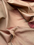 High Quality Silk Satin Jacquard- SHERRY/ GOLD!!!