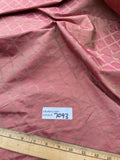 Designer Quality Silk Shantung Jacquard/ High End Fabrics - ROSE/ CHAMPAGNE!!!