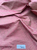 Designer Quality Silk Shantung Jacquard/ High End Fabrics - ROSE/ CHAMPAGNE!!!