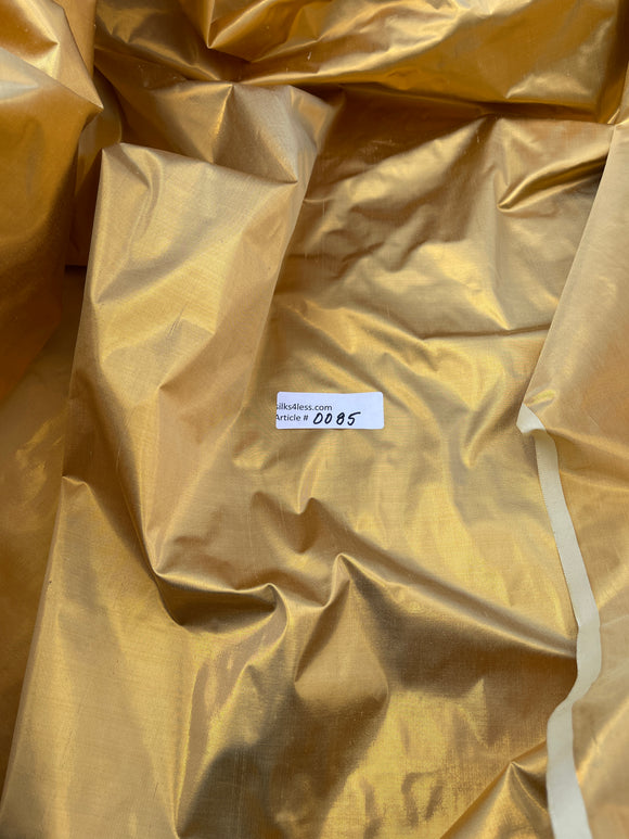 Great Quality Silk Dupioni Lurex - Lemon/Gold!!!