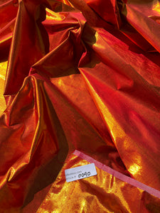 Great Quality Silk Dupioni Lurex - Red/Gold!!!