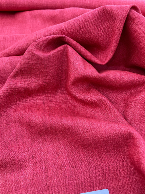 Exquisite Quality 2 Ply Raw Silk Matka - VERMILLION!!!