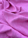 Exquisite Quality 2 Ply Raw Silk Matka  - HOT PINK!!!