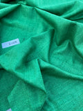 Exquisite Quality 2 Ply Raw Silk Matka - EMERALD!!!