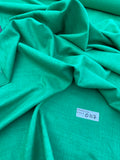 Exquisite Quality 2 Ply Raw Silk Matka  - APPLE GREEN!!!