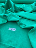 Exquisite Quality 2 Ply Raw Silk Matka  - APPLE GREEN!!!