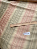 Designer Quality Silk Taffeta Ombre Stripes - Brick Red/ Greens!!!