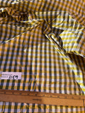 Designer Quality Gorgeous Silk Taffeta Plaid - YELLOW/ BLACK/ OFF-WHITE!!!