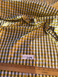 Designer Quality Gorgeous Silk Taffeta Plaid - YELLOW/ BLACK/ OFF-WHITE!!!