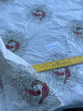 Designer Quality Gorgeous Silk Taffeta Embroidery - MINT GREEN/ BIRDS NEST!!!