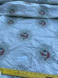 Designer Quality Gorgeous Silk Taffeta Embroidery - MINT GREEN/ BIRDS NEST!!!