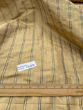 Designer Quality Gorgeous Silk Taffeta Stripes - GOLDS/ OFF-WHITE/ NAVY!!!