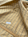 Designer Quality Gorgeous Silk Taffeta Stripes - GOLDS/ OFF-WHITE/ NAVY!!!